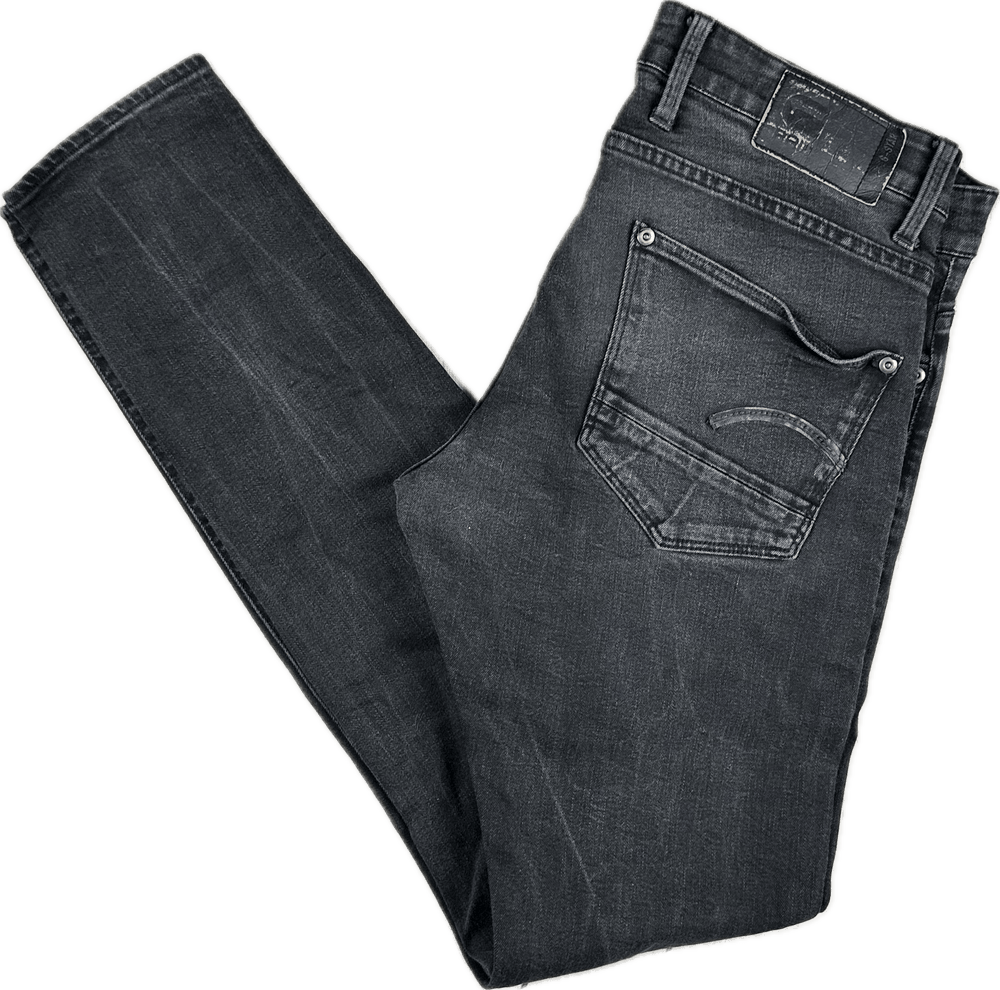 G Star 'Revend' Super Slim Distressed Jeans -Size 35/36 - Jean Pool
