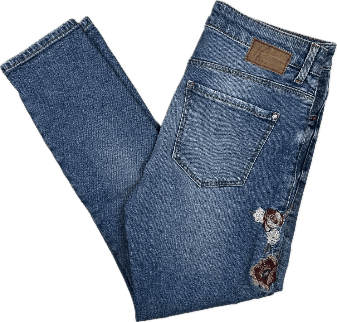 Mavi 'Tess' High Rise Embroidered side Jeans -Size 27