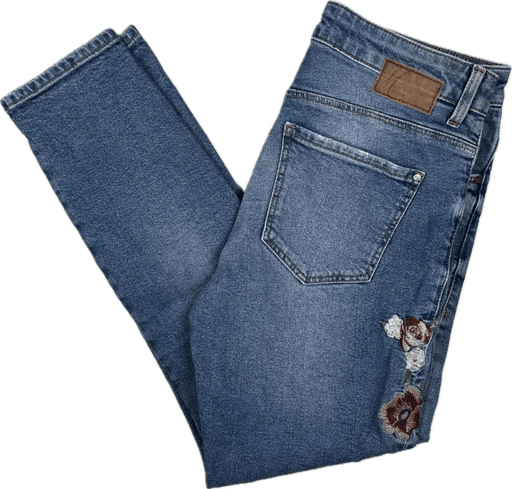 Mavi 'Tess' High Rise Embroidered side Jeans -Size 27