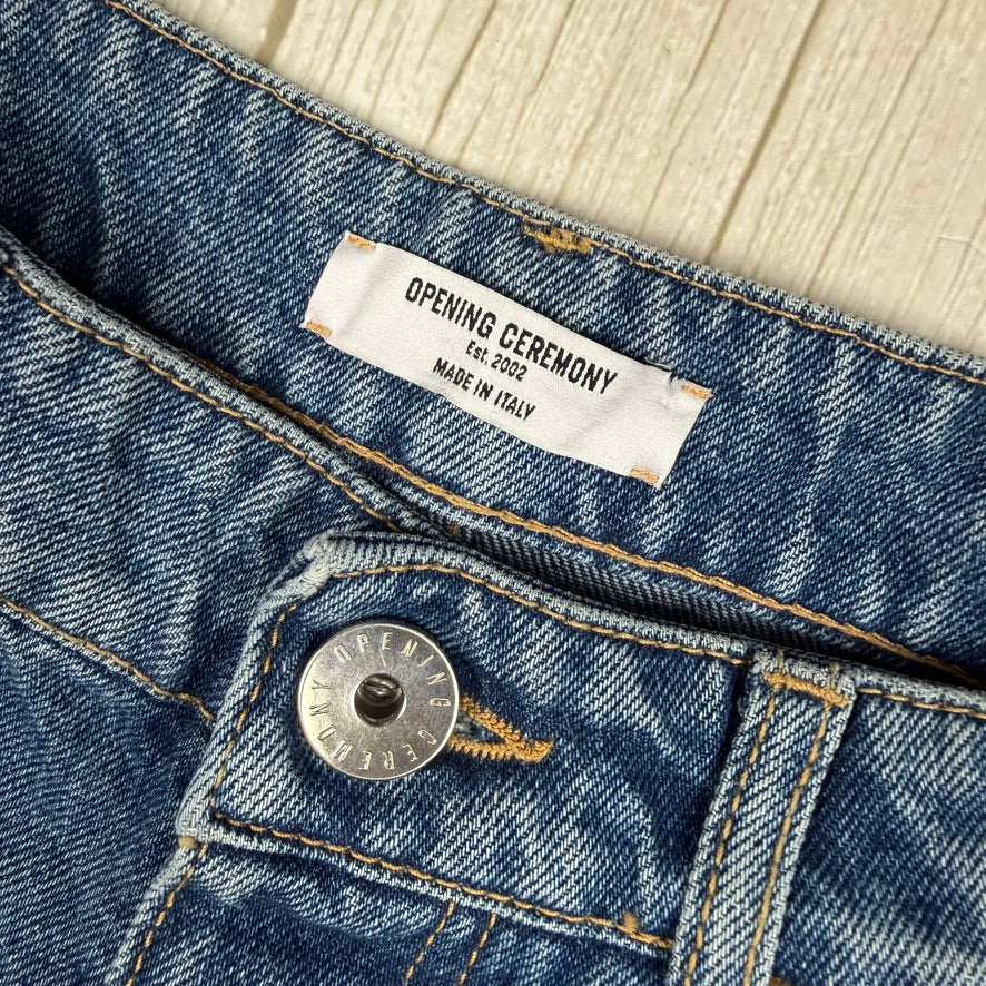 Opening Ceremony Italian Mens Relaxed Denim Logo Jeans -Size 31