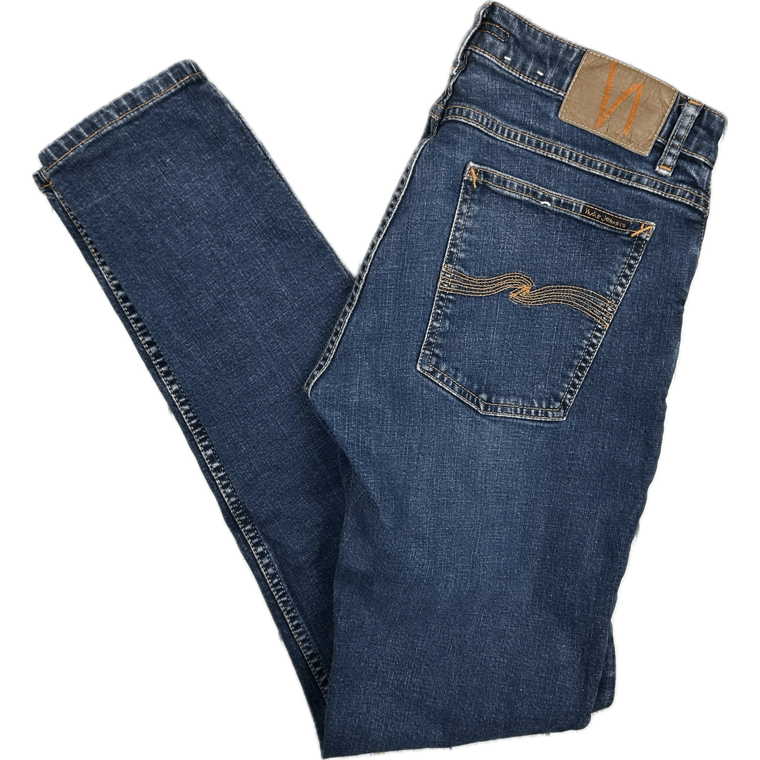 Nudie 'Skinny Lin' West Coast Worn Wash Denim Jeans- Size 32/32 - Jean Pool