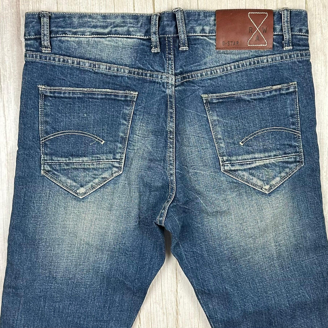 G Star Raw Mens Slim Straight Jeans -Size 31/32