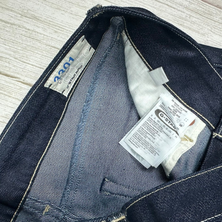 G Star RAW Womens '3301 Skinny' Jeans -Size 26/32