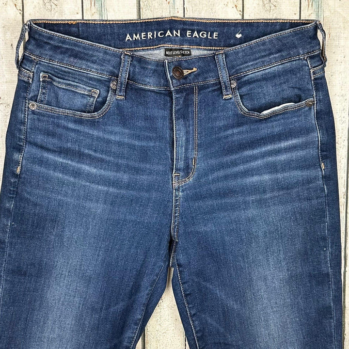 American Eagle Dark Wash Skinny Jeans - Size 12 - Jean Pool