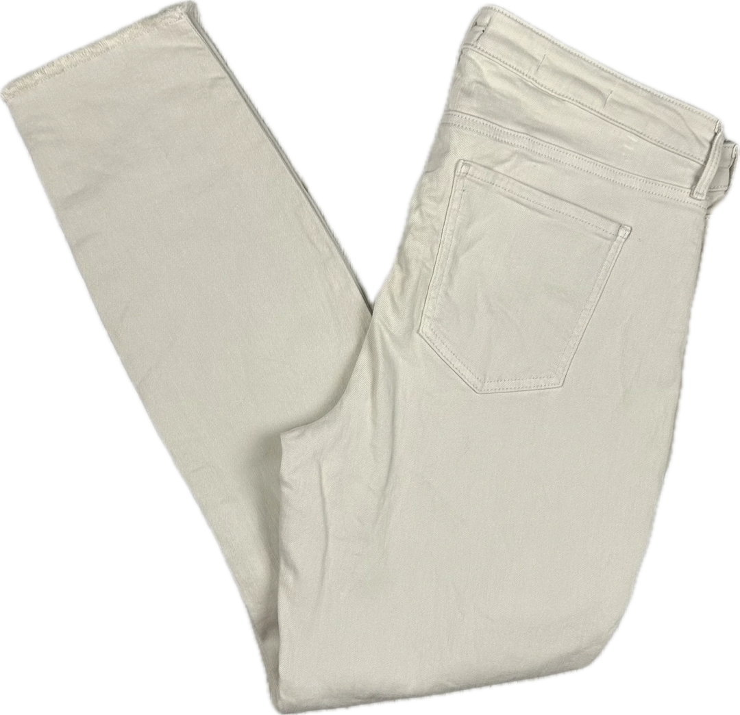 NYDJ 'Ami Skinny' Ivory Stretch Jeans  -Size 10 US or 14 AU