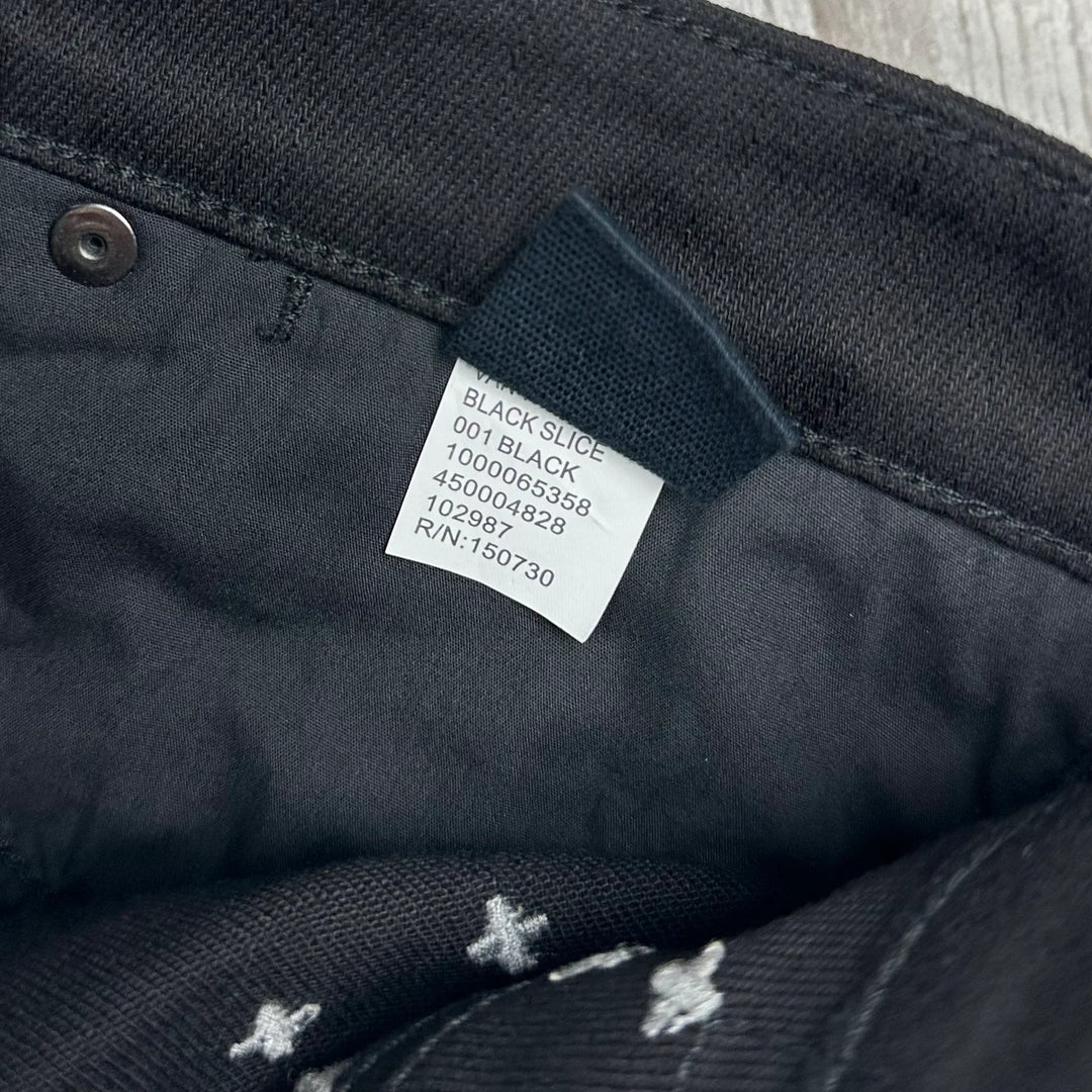 Ksubi Mens 'Van Winkle' Black Slice Skinny Jeans - Size 32