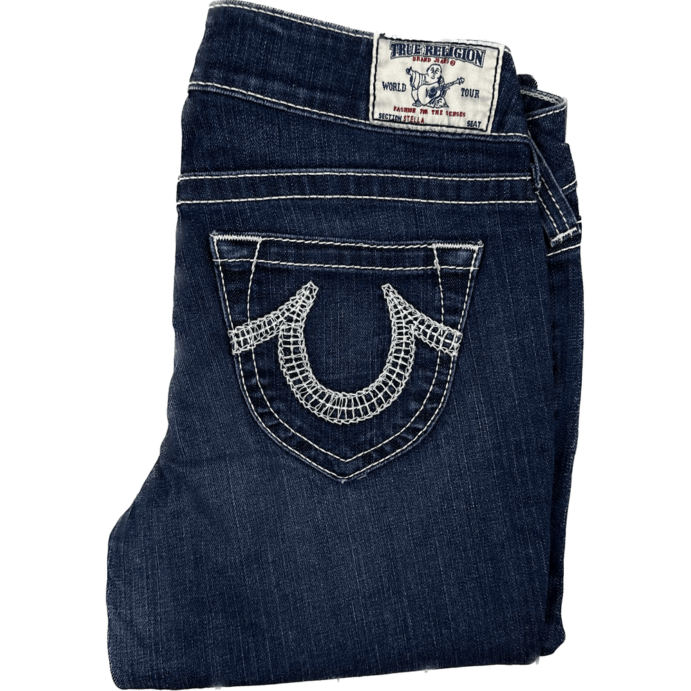 True Religion 'Stella' Tapered Skinny Jeans- Size 30 - Jean Pool