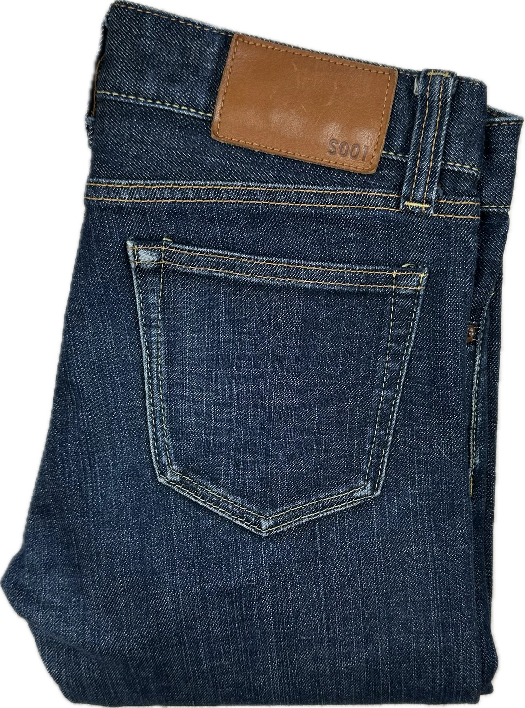 Selvedge Denim Slim Straight UJ Jeans - Suit Size 8/10