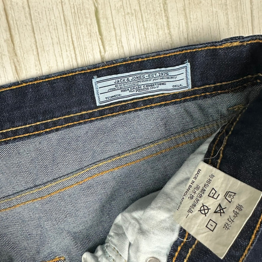 CORE by Jack & Jones 'Zero Hour' Slim Straight Denim Jeans -Size 36/32