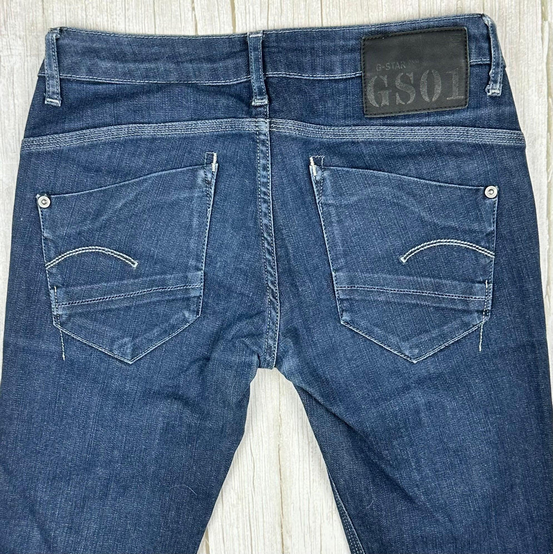 G Star Raw Womens 'New RadarSkinny' Jeans -Size 26 Cropped - Jean Pool