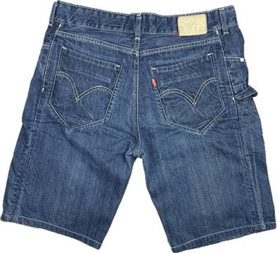 Levis Mens Relaxed Classic Denim Shorts -Size 36