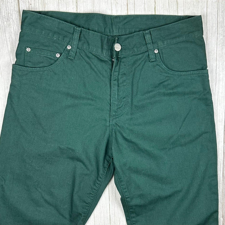 Carhartt Mens Green 'Ziggy' Jeans - Size 30/32