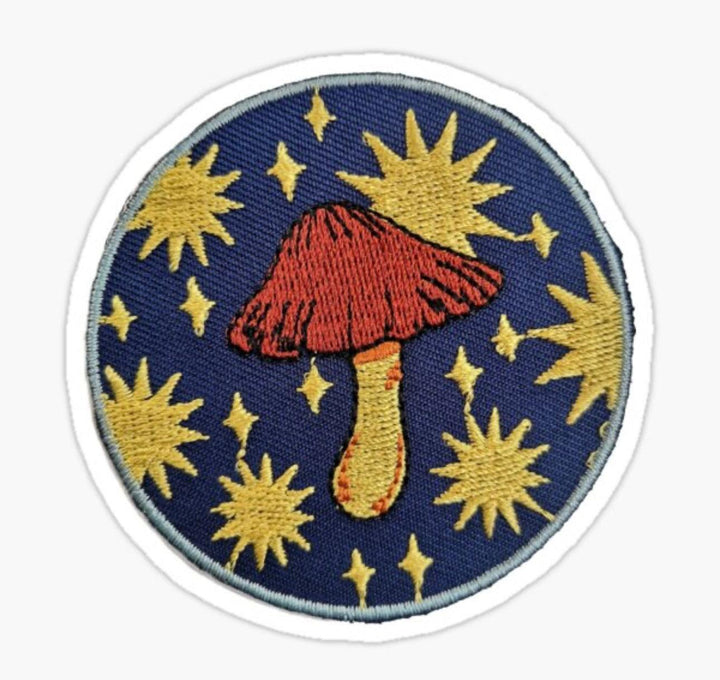 Magical Mushroom- Embroidered Patch - Jean Pool