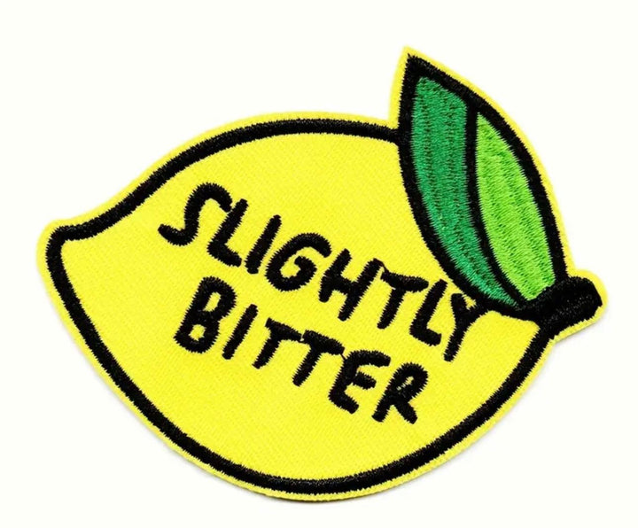 Slightly Bitter - Embroidered Patch - Jean Pool