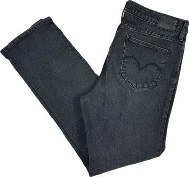 Levis 312 Shaping Slim Mid Rise Aged Black Jeans - Size 32" or 14AU