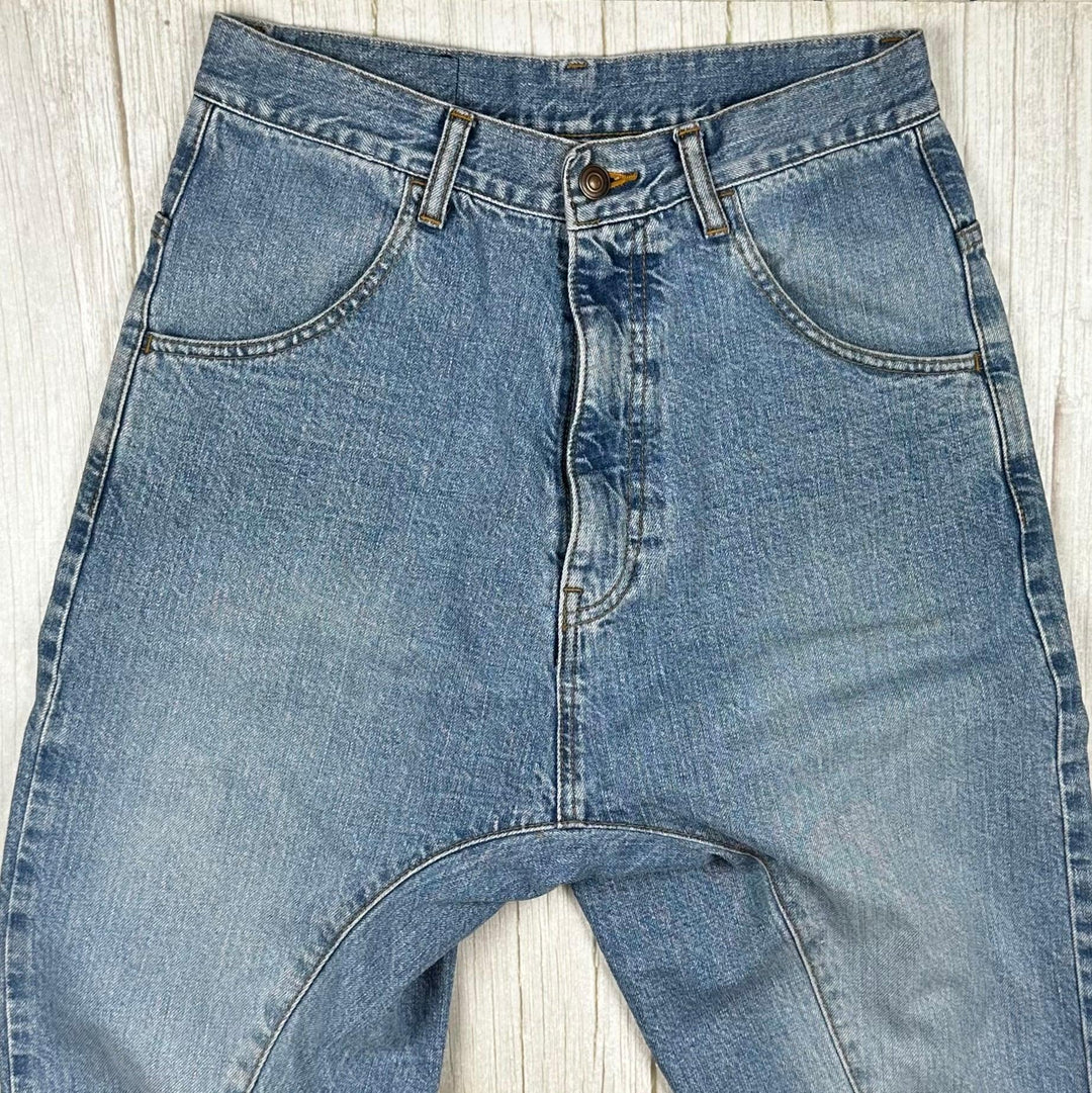 Bassike Made in Japan Super Lo Slung Jean -Size 24 - Jean Pool