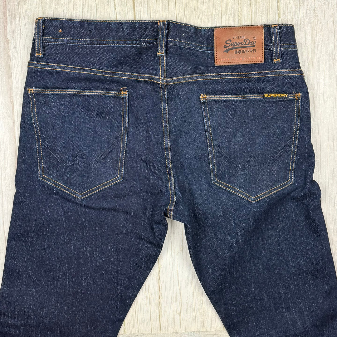 Superdry Mens Stretch 'Corporal Slim' Jeans - Size 32R