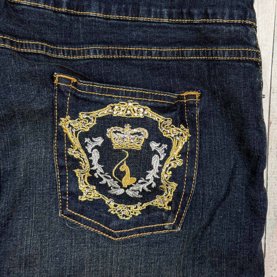 NEW- Baby Phat Y2K Denim Logo Pocket Skirt- US Size 16 or 18/20 AU