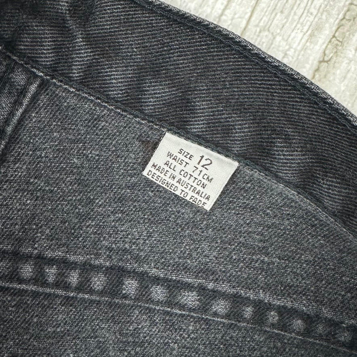 80's Vintage ODYSSEY Australian Made Tapered Jeans-Suit Size 8/9