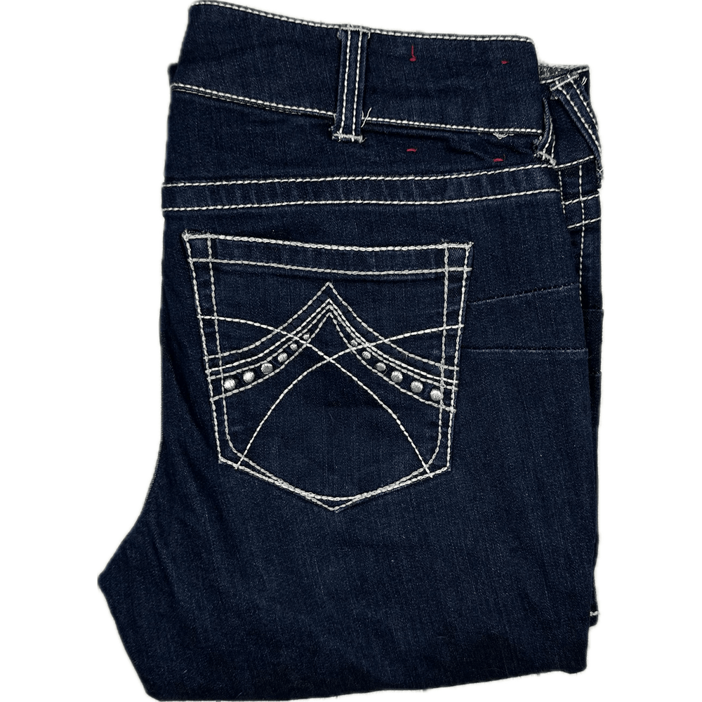 Ariat Ladies Boot Cut Stretch Jeans- Size 32/14AU - Jean Pool