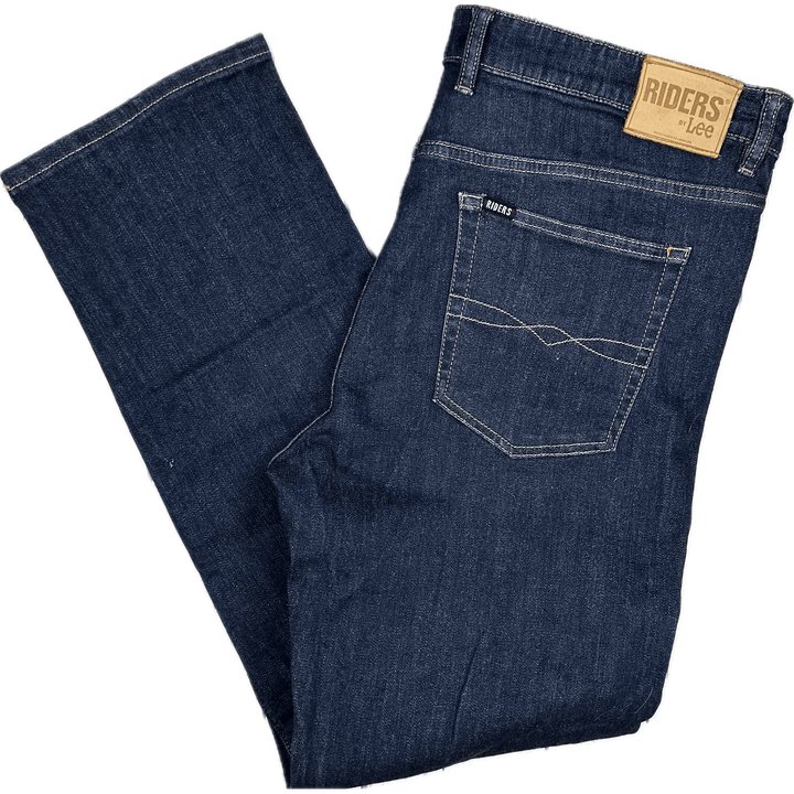 Riders by Lee Men's Slim Straight Stretch Jeans - Size 38 - Jean Pool