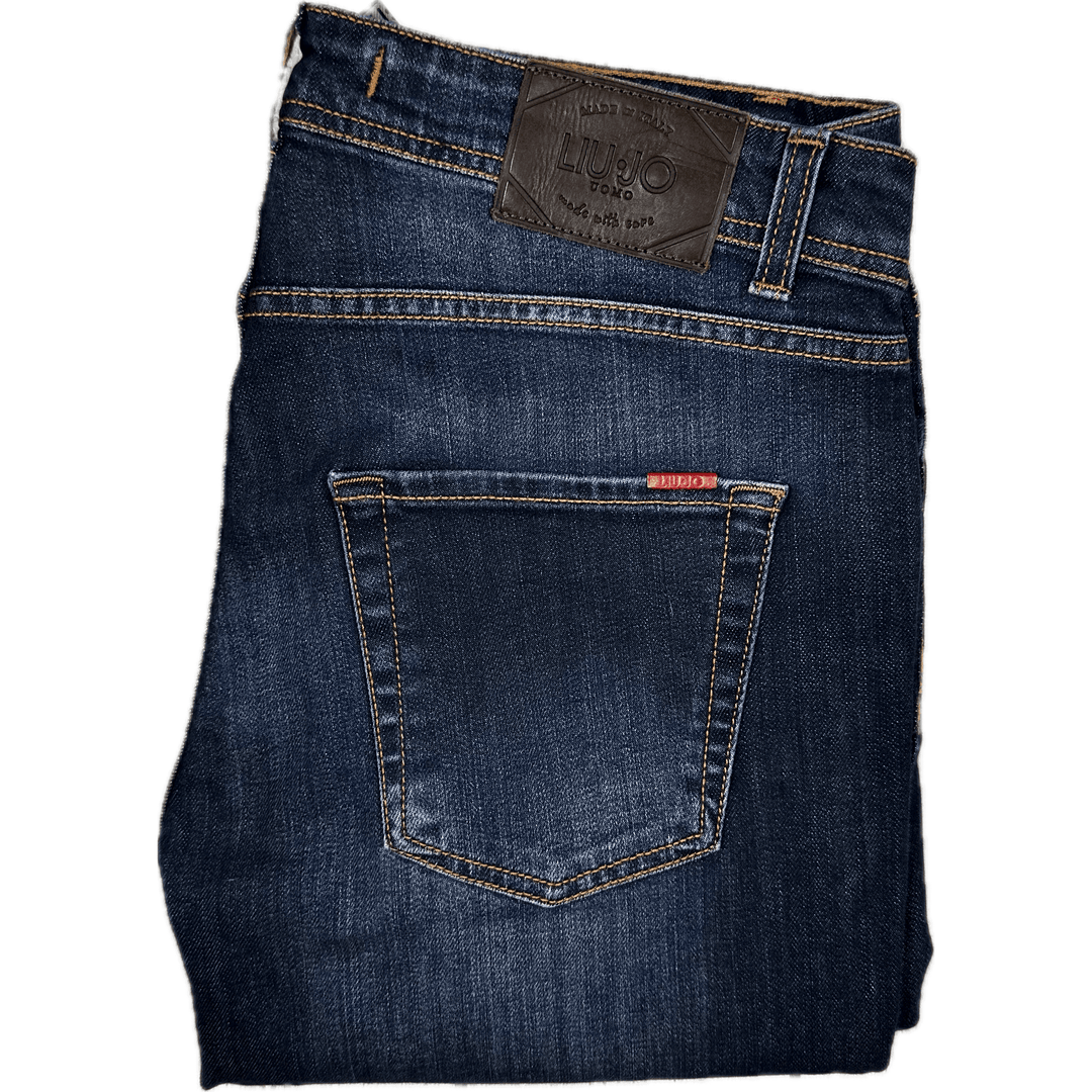 Liu-Jo Uomo Italy Mens Slim 'Frankdark' Jeans Size 36 – Jean Pool