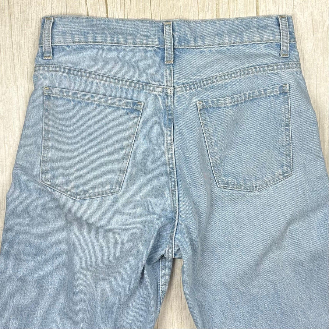 NOBODY 'Maude' Crossover Jean in Dizzy Wash Size 27