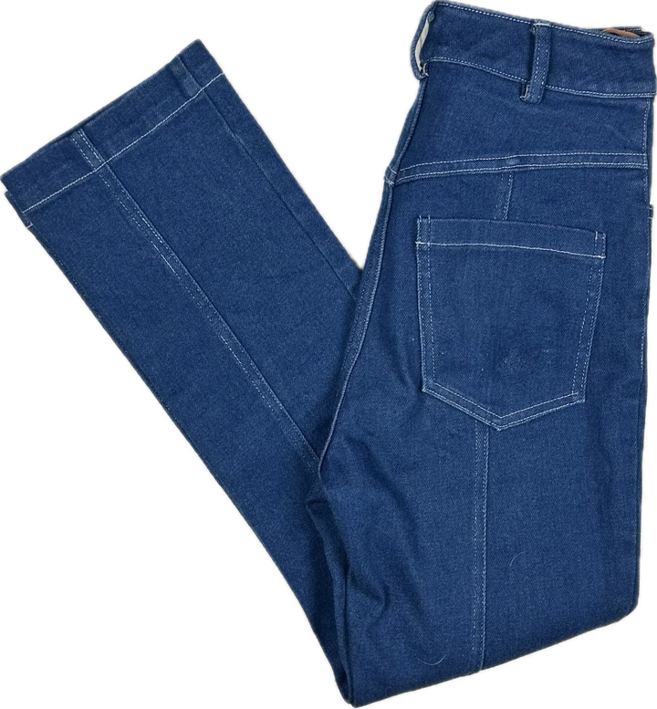 Manning Cartell Australian Made Slim Straight Jeans- Size 8