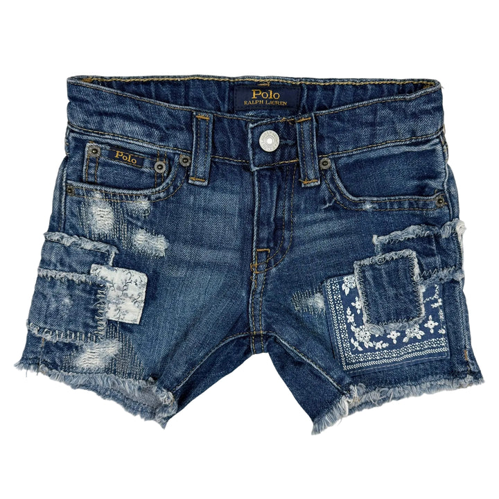 Polo by Ralph Lauren Classic Patchwork Denim Shorts - Size 4T