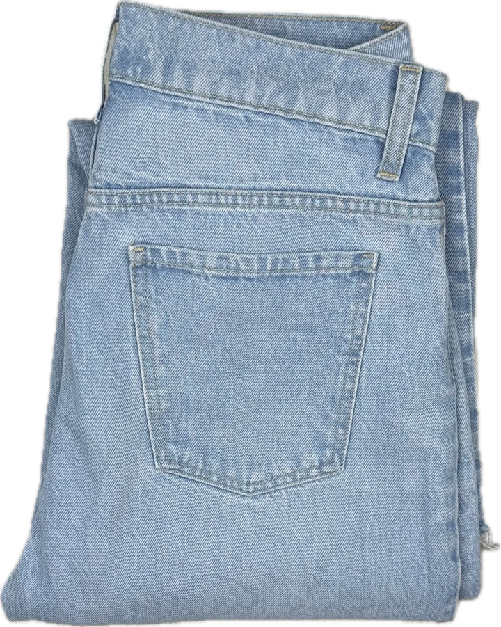 NOBODY 'Maude' Crossover Jean in Dizzy Wash Size 27
