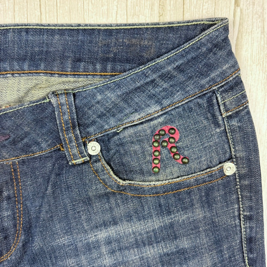 Replay Womens Y2K Low Rise Bootcut Jeans - Suit Size 29-30