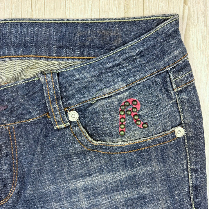 Replay Womens Y2K Low Rise Bootcut Jeans - Suit Size 29-30