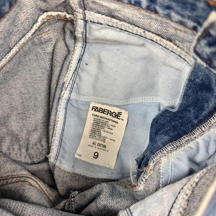 Fabergé Vintage 1980's High Waist Tapered Jeans- Suit Size 6/7