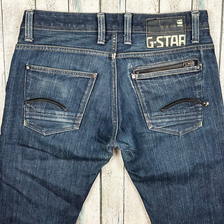 G Star RAW 3301 'Attacc Low Straight' Jeans -Size 32 - Jean Pool