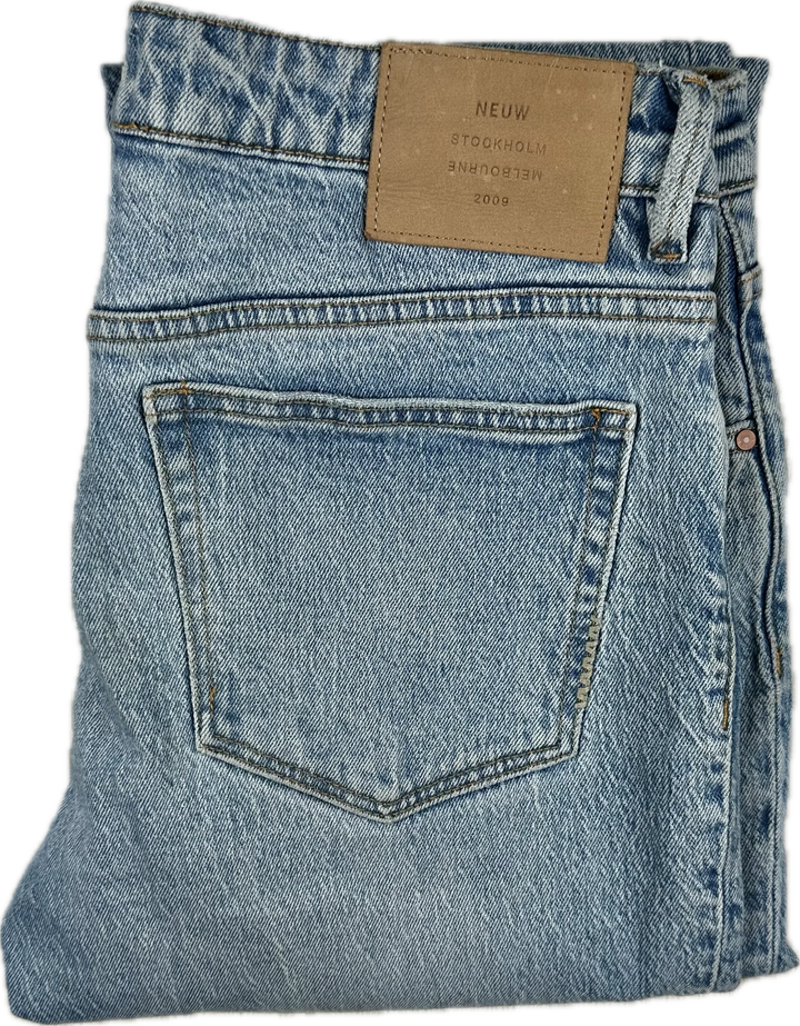 NEUW Ladies 'Mia' Low Rise Straight Leg Jeans - Size 28