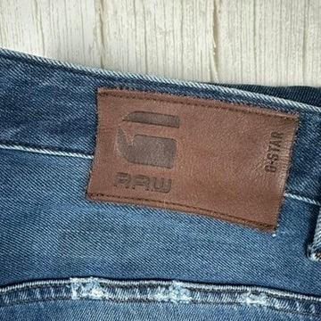 G Star Restored '3301 Tapered 3DR' Patch Look  Mens Jeans -Size 31/32