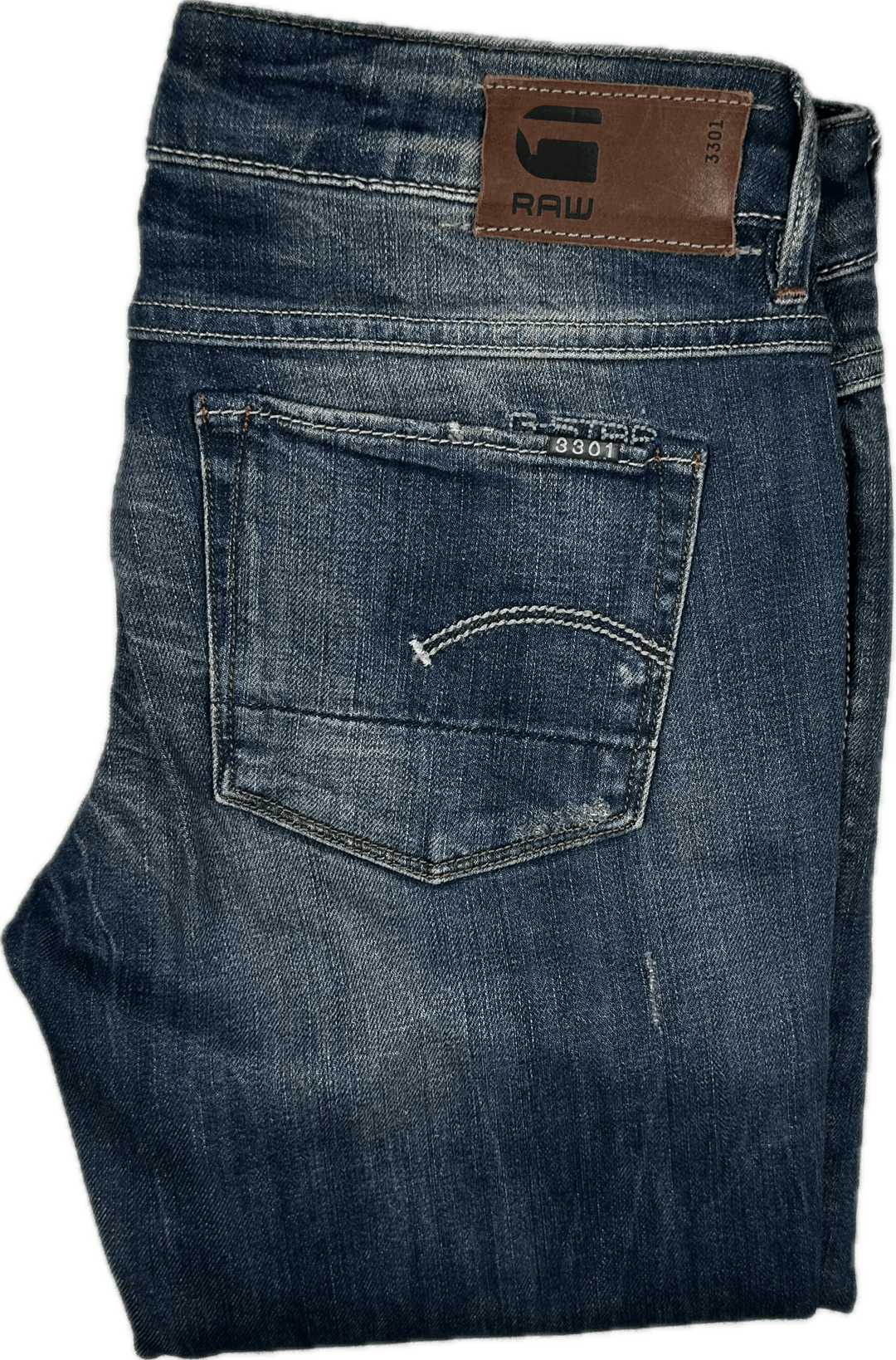 G Star RAW Womens '3301' Skinny Jeans -Size 26/32