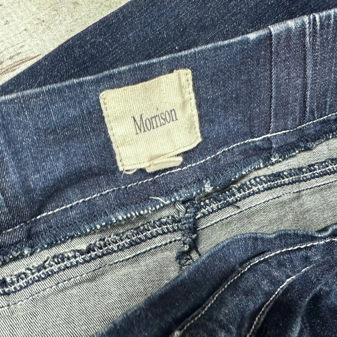 Morrison Drop Crotch Pull On Capri Jeans - Size 8 - Jean Pool