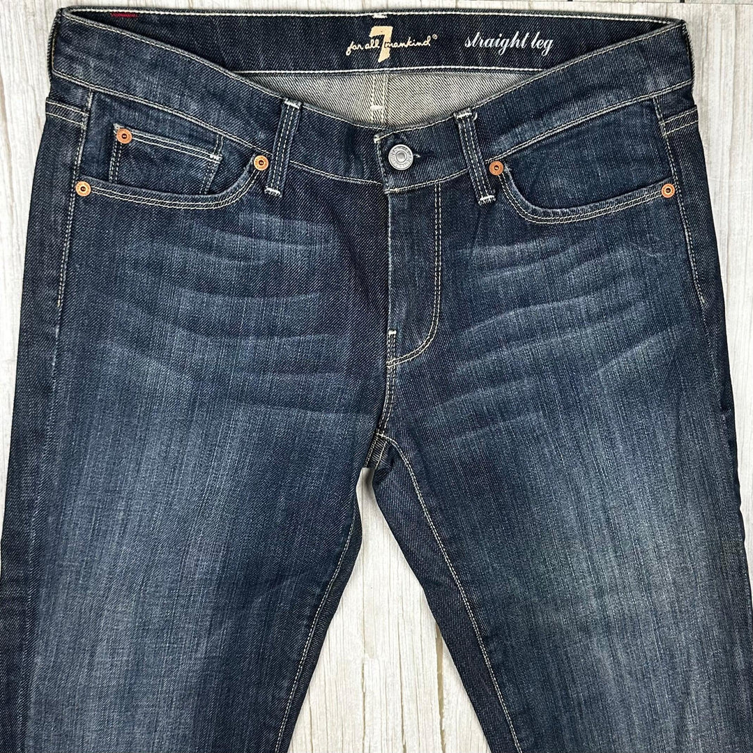 7 for all Mankind 'Straight Leg' Denim Jeans Size- 29