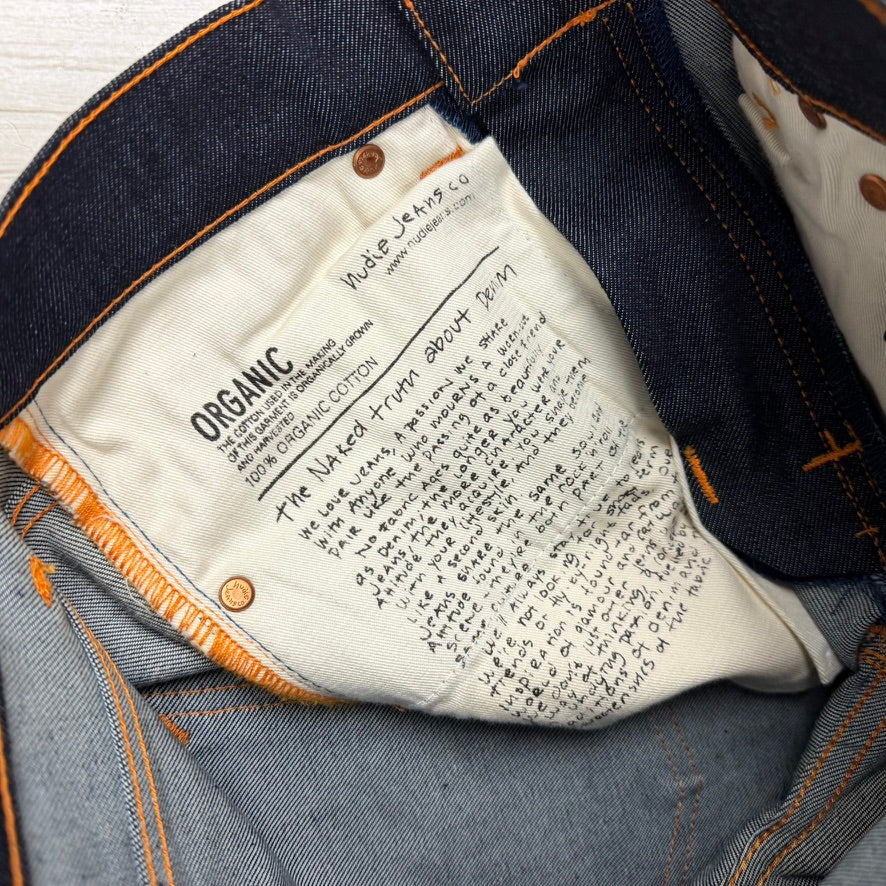 Nudie 'Lean Dean' Dry 16 Dips Wash Organic Cotton Jeans- Size 28S