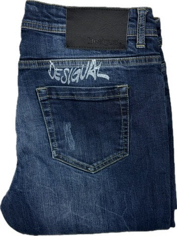 Desigual Mens 'I was here - 1984' Stretch Jeans -Size 34"