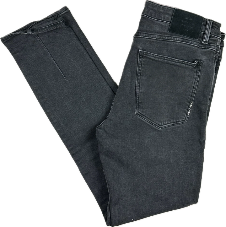 NEUW Mens 'Ray Tapered' Black Denim Jeans - Size 34/34
