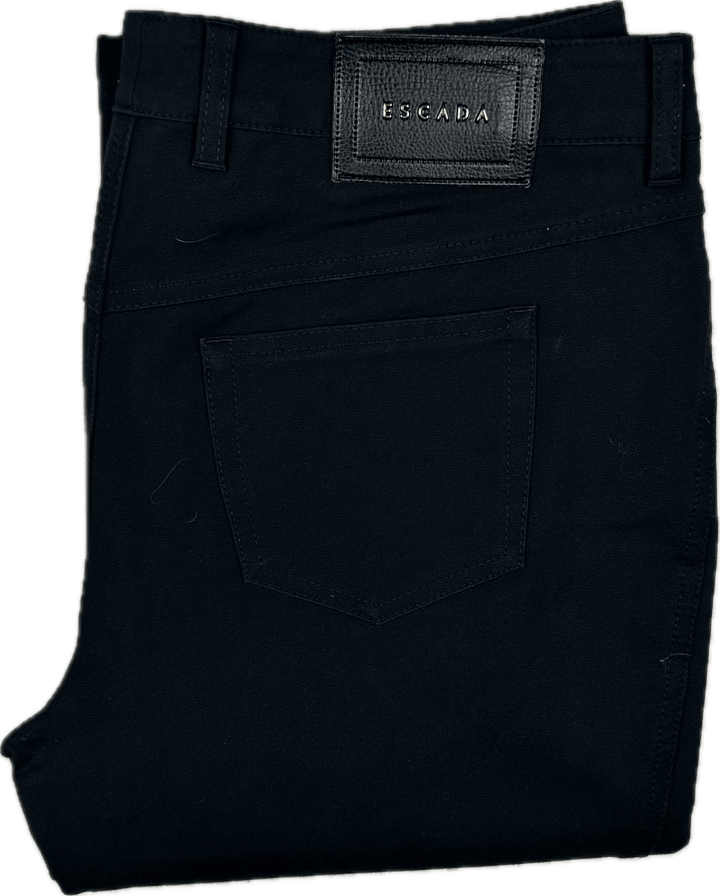 Escada Ladies Black Stretch Jeans - Size 40 Euro