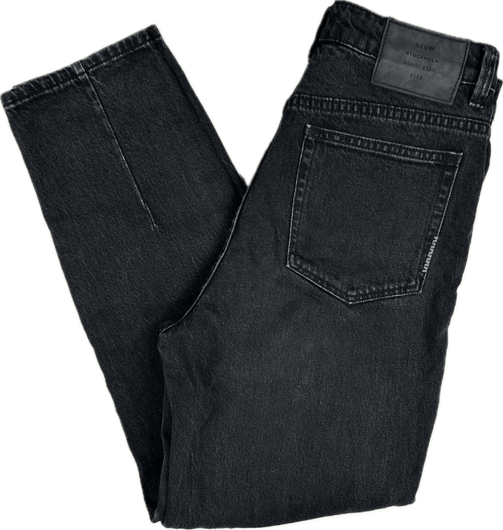 NEUW Ladies 'LOLA' High Rise Black Mom Jeans - Size 27 - Jean Pool