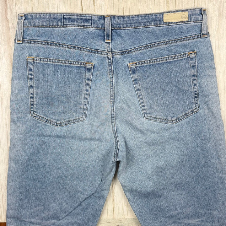 AG Adriano Goldschmied 'The Isabelle' High Rise Straight Crop Jeans- Size 32R