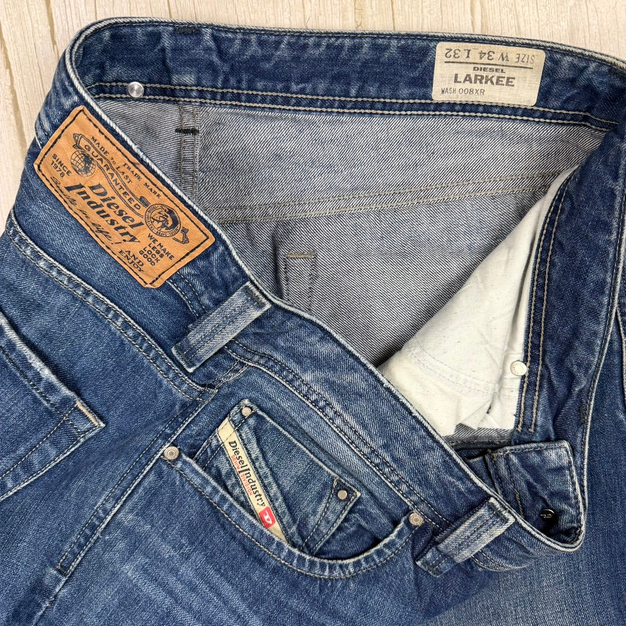Diesel 'Larkee' Denim Regular Straight Jeans -Size 34/32