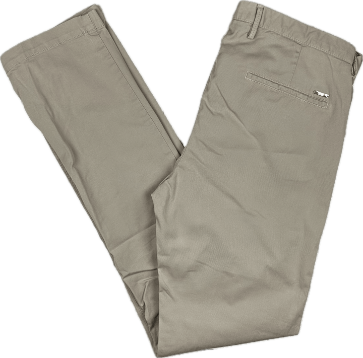 Hugo Boss Mens Beige Stretch Chino  -Size 32