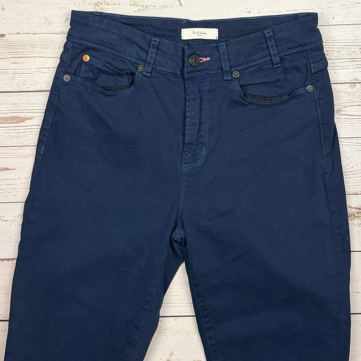 Paul Smith Mid Rise Navy Stretch Skinny Jeans -Size 27