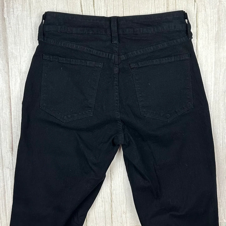 NYDJ USA Made Lift & Tuck Black 'Ankle' Jeans -Size US 0 or 4/6AU