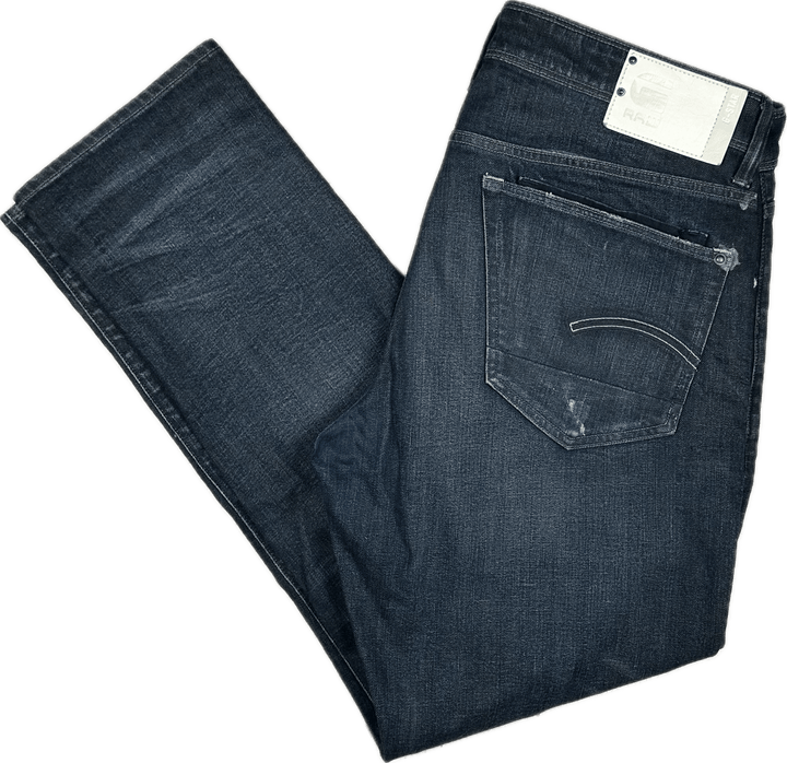 G Star RAW Mens 'Kilcot' Straight Tapered Jeans -Size 34/32